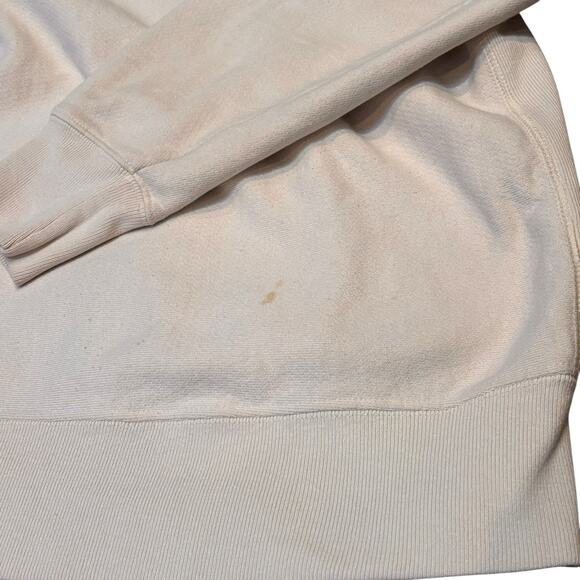 Champion Sweatshirt Crewneck Men's Large Cream Off White Reverse Weave Vintage - Picture 5 of 5